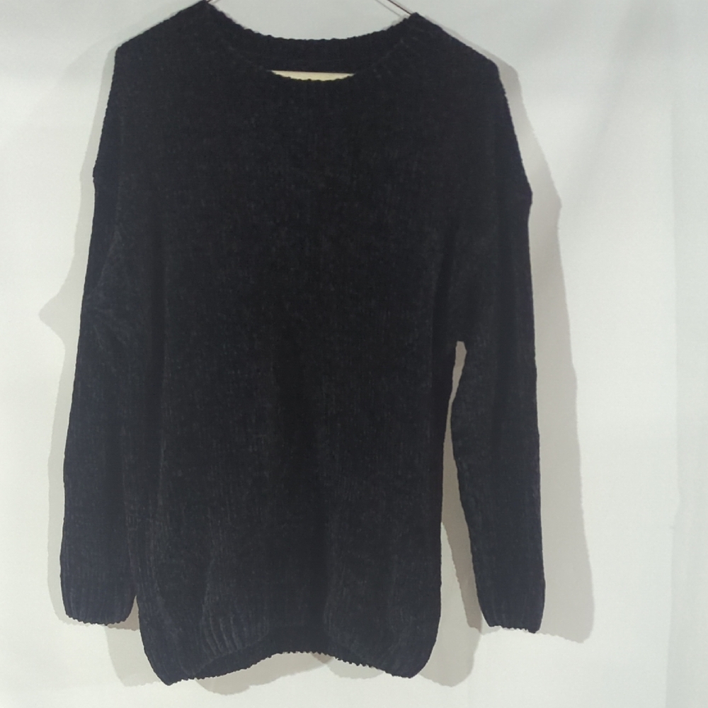 George Women's Classic Black Crew Neck Sweater